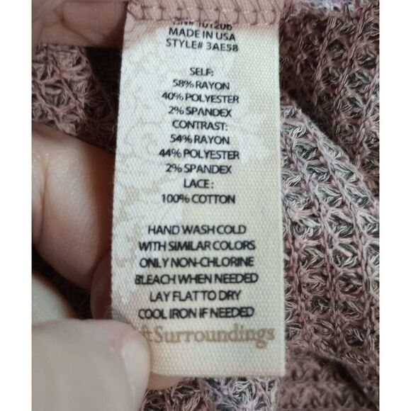 Soft Surroundings Sweater Ladies Medium Petite Lavender Light Weight - Picture 6 of 7